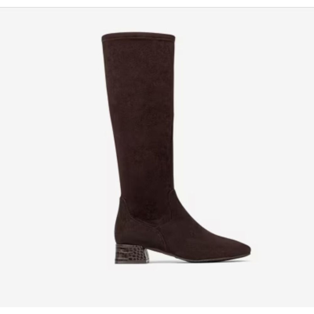 Donald Pliner Regina Boot Brown Suede 8.5